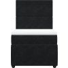Box spring postel s matrací 80 x 200 cm samet [3292184] (Barva Světle šedá)