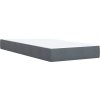 Box spring postel s matrací tmavě 80 x 200 cm samet [3292184] (Barva Světle šedá)