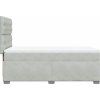 Box spring postel s matrací 80 x 200 cm samet [3293069] (Barva Tmavě šedá)
