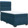 Box spring postel s matrací 80 x 200 cm samet [3293069] (Barva Tmavě šedá)