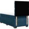 Box spring postel s matrací 80 x 200 cm samet [3293069] (Barva Tmavě šedá)
