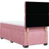 Box spring postel s matrací 80 x 200 cm samet [3293069] (Barva Tmavě šedá)