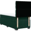 Box spring postel s matrací 80 x 200 cm samet [3293069] (Barva Tmavě šedá)