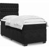 Box spring postel s matrací 80 x 200 cm samet [3293069] (Barva Tmavě šedá)