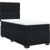 Box spring postel s matrací 80 x 200 cm samet [3293069] (Barva Tmavě šedá)