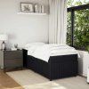Box spring postel s matrací 80 x 200 cm samet [3285604] (Barva Černá)