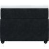 Box spring postel s matrací 80 x 200 cm samet [3285604] (Barva Černá)