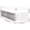 Box spring postel s matrací 80 x 200 cm samet [3285604] (Barva Černá)