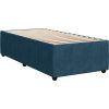 Box spring postel s matrací 80 x 200 cm samet [3285604] (Barva Černá)