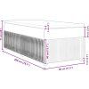 Box spring postel s matrací 80 x 200 cm samet [3285604] (Barva Černá)