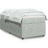 Box spring postel s matrací 80 x 200 cm samet [3285604] (Barva Černá)