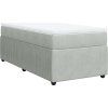 Box spring postel s matrací 80 x 200 cm samet [3285604] (Barva Černá)