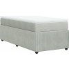 Box spring postel s matrací 80 x 200 cm samet [3285604] (Barva Černá)