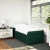 Box spring postel s matrací 80 x 200 cm samet [3285604] (Barva Černá)
