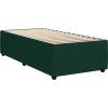 Box spring postel s matrací 80 x 200 cm samet [3285604] (Barva Černá)