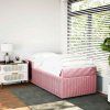 Box spring postel s matrací 80 x 200 cm samet [3285604] (Barva Černá)