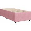 Box spring postel s matrací 80 x 200 cm samet [3285604] (Barva Černá)