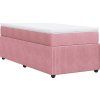 Box spring postel s matrací 80 x 200 cm samet [3285604] (Barva Černá)