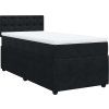 Box spring postel s matrací 80 x 200 cm samet [3287606] (Barva Modrá)