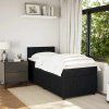 Box spring postel s matrací 80 x 200 cm samet [3287606] (Barva Modrá)