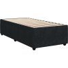 Box spring postel s matrací 80 x 200 cm samet [3287606] (Barva Modrá)