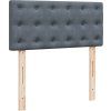 Box spring postel s matrací 80 x 200 cm samet [3287606] (Barva Modrá)