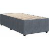 Box spring postel s matrací 80 x 200 cm samet [3287606] (Barva Modrá)