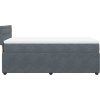 Box spring postel s matrací 80 x 200 cm samet [3287606] (Barva Modrá)