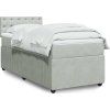 Box spring postel s matrací 80 x 200 cm samet [3287606] (Barva Modrá)
