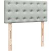 Box spring postel s matrací 80 x 200 cm samet [3287606] (Barva Modrá)
