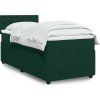 Box spring postel s matrací 80 x 200 cm samet [3287606] (Barva Modrá)