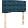 Box spring postel s matrací 80 x 200 cm samet [3287606] (Barva Modrá)