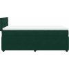Box spring postel s matrací 80 x 200 cm samet [3287606] (Barva Modrá)