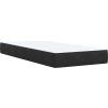 Box spring postel s matrací tmavě 80 x 200 cm samet [3286158] (Barva Černá)