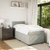 Box spring postel s matrací tmavě 80 x 200 cm samet [3286158] (Barva Černá)