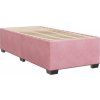 Box spring postel s matrací tmavě 80 x 200 cm samet [3286158] (Barva Černá)