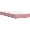 Box spring postel s matrací tmavě 80 x 200 cm samet [3286158] (Barva Černá)