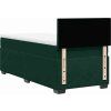Box spring postel s matrací tmavě 80 x 200 cm samet [3286158] (Barva Černá)