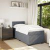 Box spring postel s matrací tmavě 80 x 200 cm samet [3286158] (Barva Černá)
