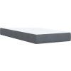 Box spring postel s matrací tmavě 80 x 200 cm samet [3286158] (Barva Černá)