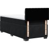 Box spring postel s matrací tmavě 80 x 200 cm samet [3286170] (Barva Černá)