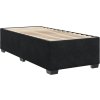 Box spring postel s matrací 80 x 200 cm samet [3288464] (Barva Černá)