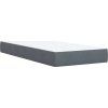 Box spring postel s matrací 80 x 200 cm samet [3294498] (Barva Černá)