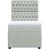 Box spring postel s matrací 80 x 200 cm samet [3294498] (Barva Černá)