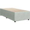 Box spring postel s matrací 80 x 200 cm samet [3294498] (Barva Černá)