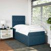 Box spring postel s matrací 80 x 200 cm samet [3294498] (Barva Černá)