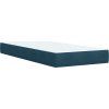 Box spring postel s matrací 80 x 200 cm samet [3294498] (Barva Černá)