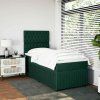 Box spring postel s matrací 80 x 200 cm samet [3294498] (Barva Černá)