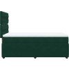 Box spring postel s matrací 80 x 200 cm samet [3294498] (Barva Černá)