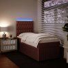 Box spring postel s matrací 80 x 200 cm samet [3294498] (Barva Černá)